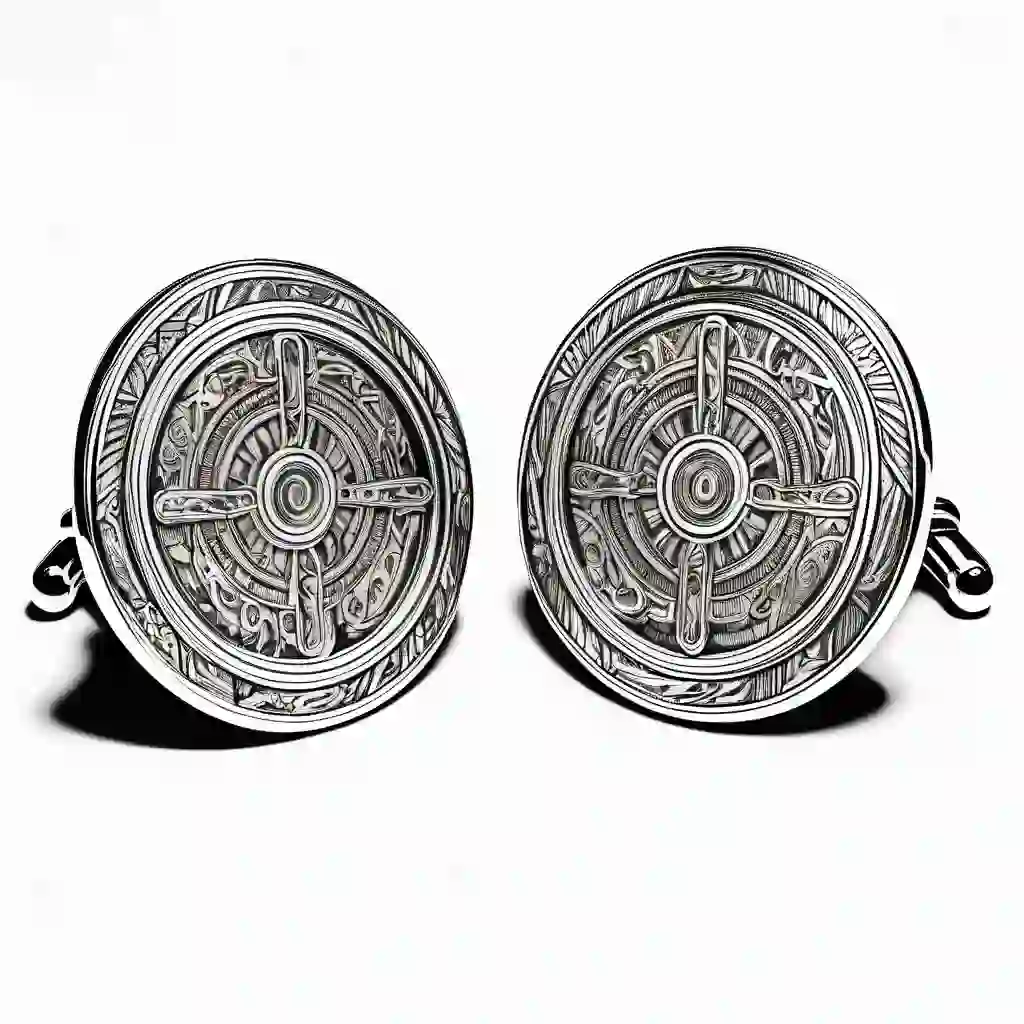 Cufflinks coloring pages